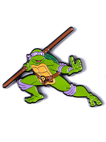 Teenage Mutant Ninja Turtles Series 1 Donatello Enamel Pin Gallery Image 2