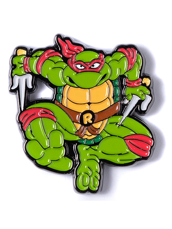 Teenage Mutant Ninja Turtles Series 1 Raphael Enamel Pin Gallery Image 2