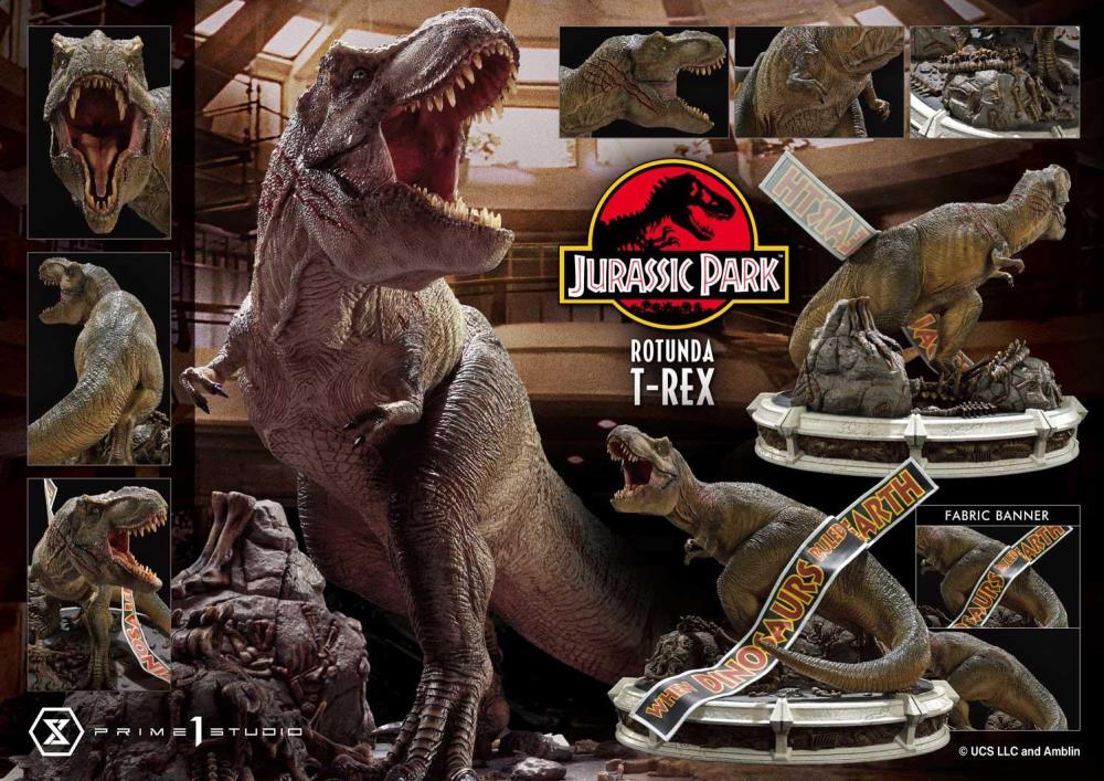Jurassic Park Legacy Museum Collection T-Rex in Rotunda Statue Gallery Image 3