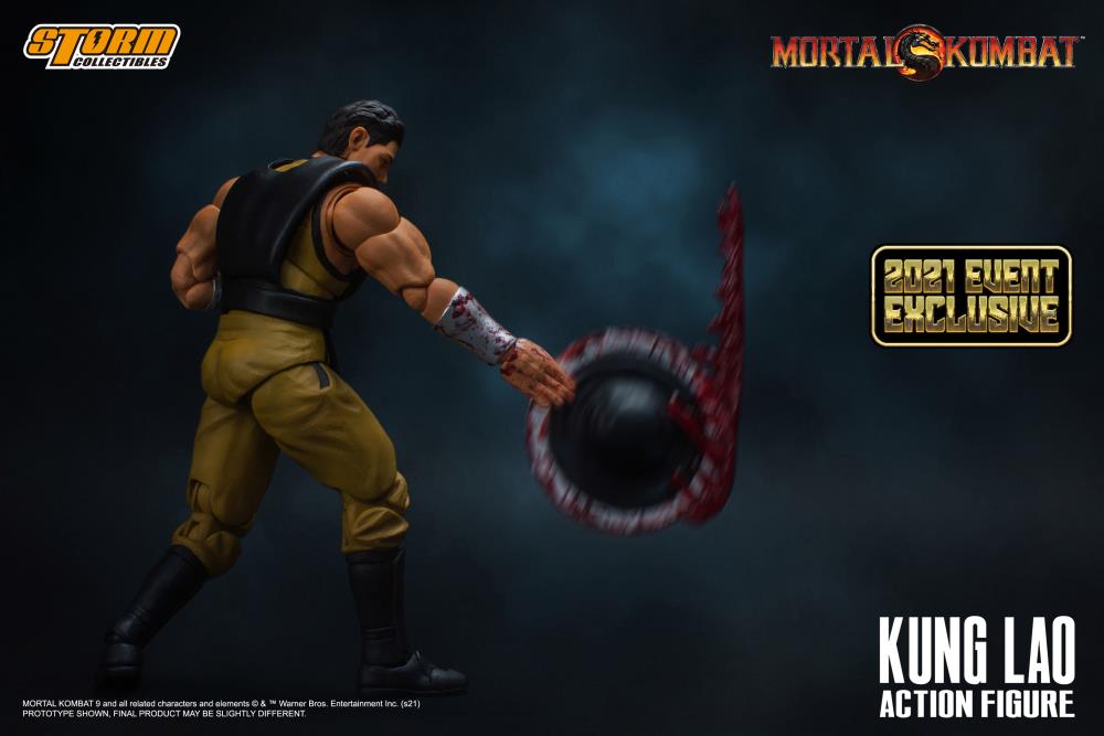 Mortal Kombat VS Series Kung Lao 1/12 Scale 2021 Event Exclusive Action Figure Gallery Image 6