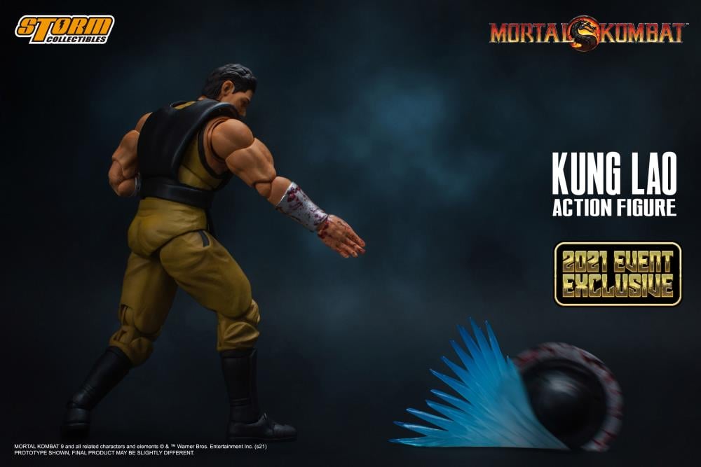 Mortal Kombat VS Series Kung Lao 1/12 Scale 2021 Event Exclusive Action Figure Gallery Image 5