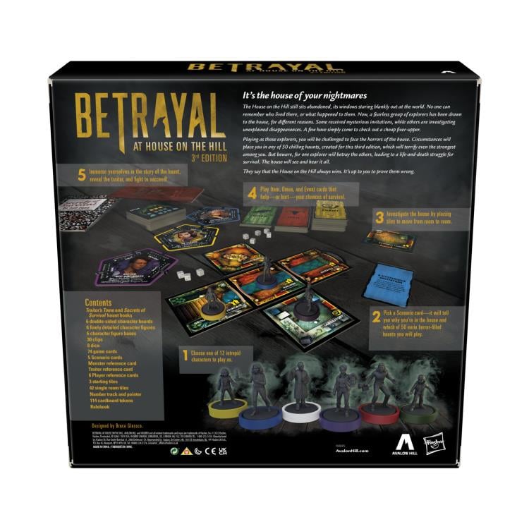 Betrayal at House on the Hill Board Game (Third Edition) Gallery Image 30
