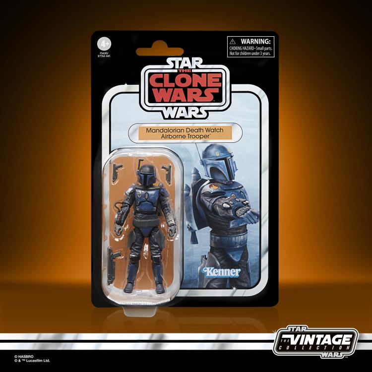 Star Wars: The Vintage Collection Mandalorian Death Watch Airborne Trooper (The Clone Wars) Gallery Image 9