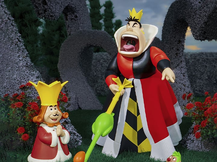 Alice in Wonderland Disney ULTIMATES! Queen of Hearts Action Figure Gallery Image 1