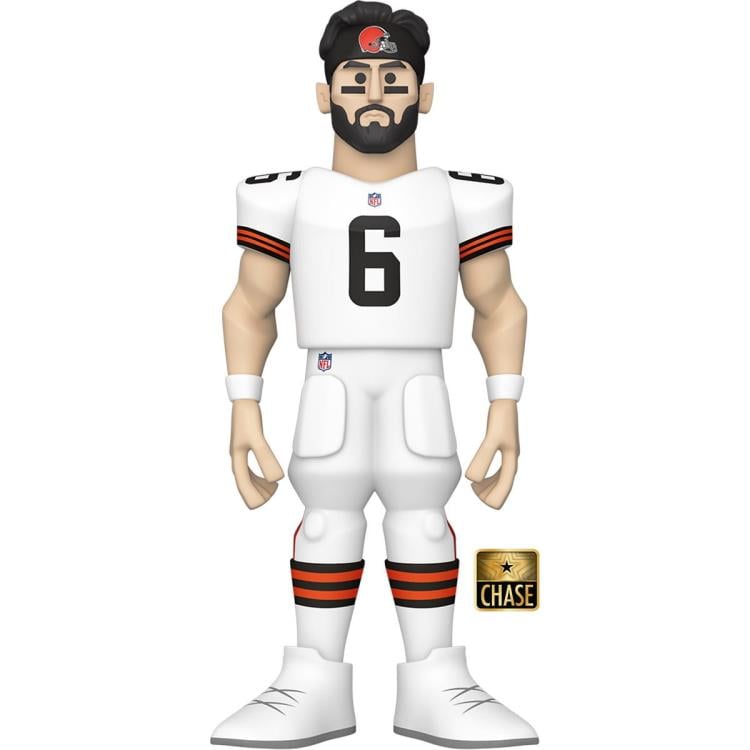 NFL: Cleveland Browns Gold Baker Mayfield 12-Inch Premium Vinyl Figure (Chase) Gallery Image 3