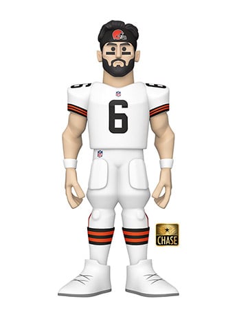 NFL: Cleveland Browns Gold Baker Mayfield 12-Inch Premium Vinyl Figure (Chase) Gallery Image 2