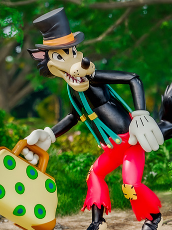 Silly Symphonies Disney ULTIMATES! Big Bad Wolf Action Figure Gallery Image 2