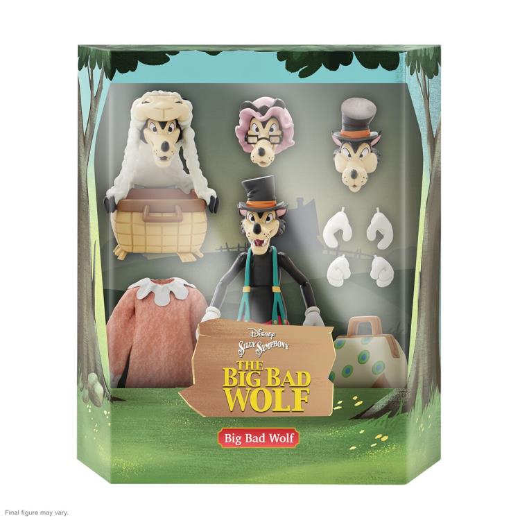 Silly Symphonies Disney ULTIMATES! Big Bad Wolf Action Figure Gallery Image 6