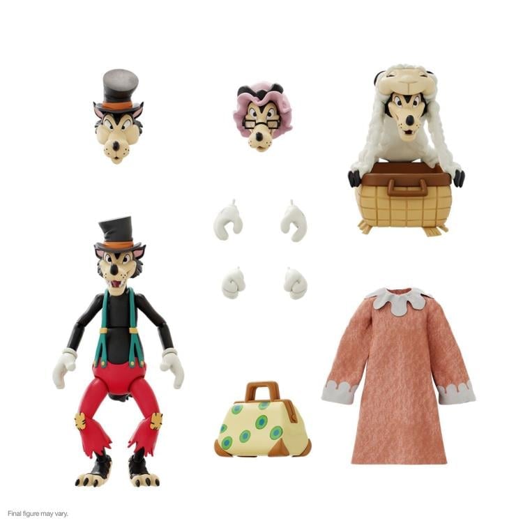 Silly Symphonies Disney ULTIMATES! Big Bad Wolf Action Figure Gallery Image 5