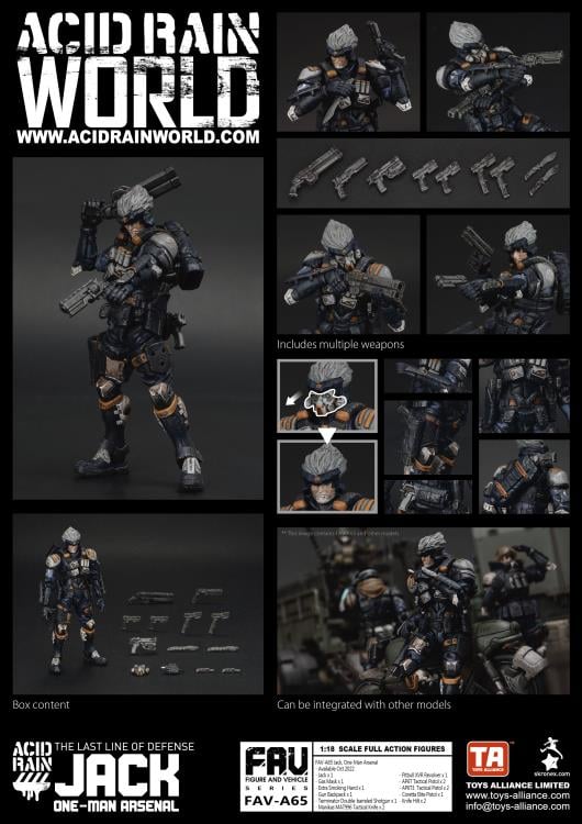 Acid Rain FAV-A65 One-Man Arsenal Jack Action Figure