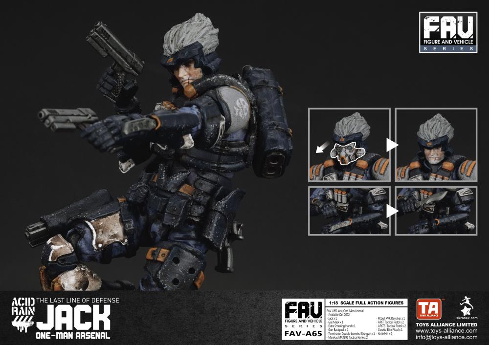 Acid Rain FAV-A65 One-Man Arsenal Jack Action Figure