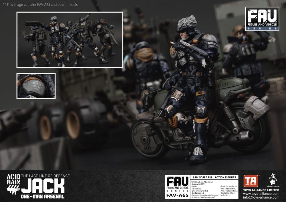 Acid Rain FAV-A65 One-Man Arsenal Jack Action Figure