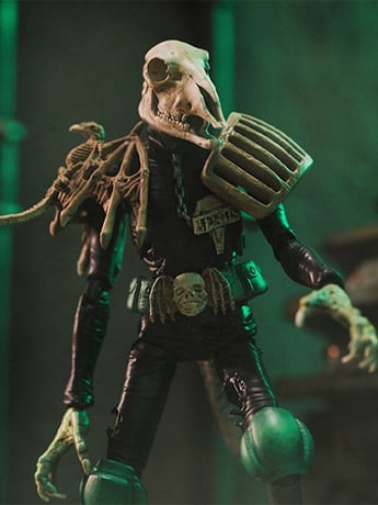 2000 AD Exquisite Mini Series Judge Mortis 1:18 Scale PX Previews Exclusive Figure Gallery Image 2