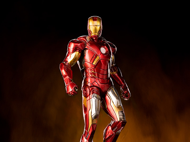 The Infinity Saga Battle Diorama Series Iron Man Mark VII (Battle of New York) 1/10 Art Scale Limited Edition Statue Gallery Image 1