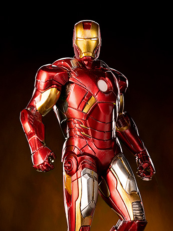 The Infinity Saga Battle Diorama Series Iron Man Mark VII (Battle of New York) 1/10 Art Scale Limited Edition Statue Gallery Image 2