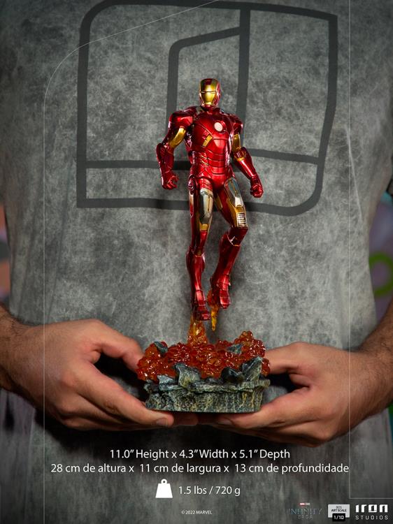 The Infinity Saga Battle Diorama Series Iron Man Mark VII (Battle of New York) 1/10 Art Scale Limited Edition Statue Gallery Image 7