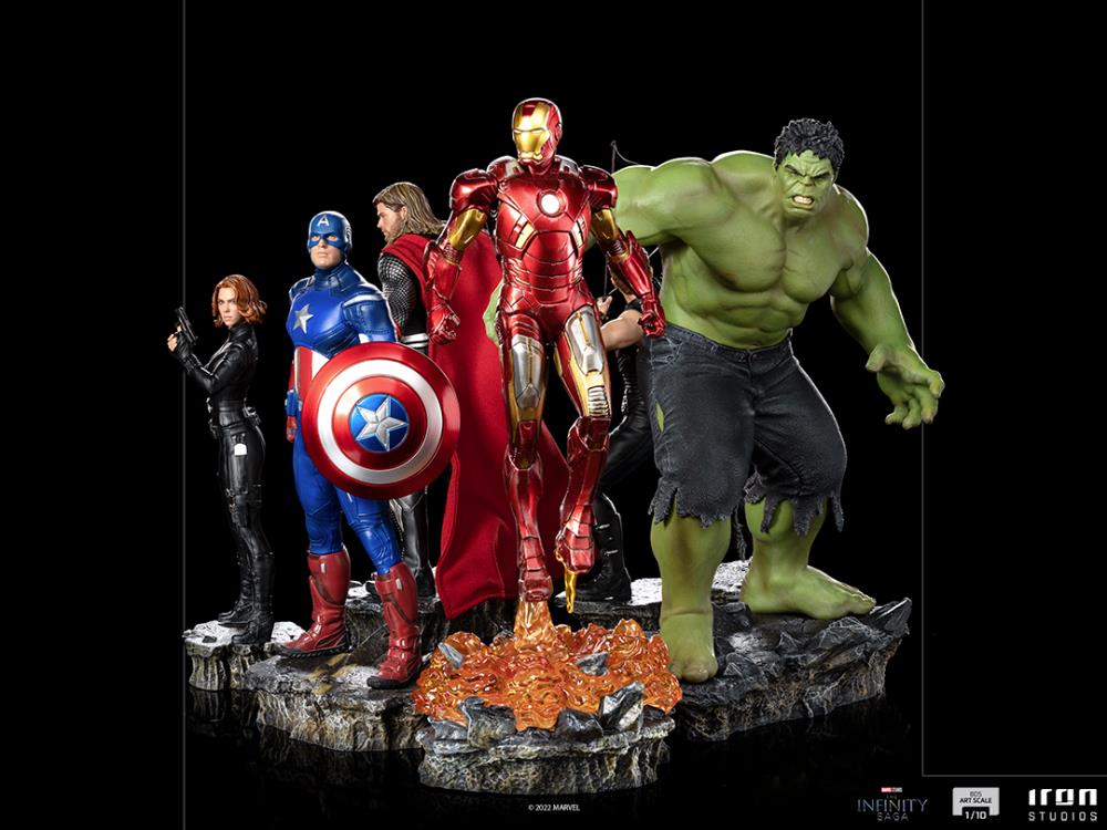 The Infinity Saga Battle Diorama Series Iron Man Mark VII (Battle of New York) 1/10 Art Scale Limited Edition Statue Gallery Image 8