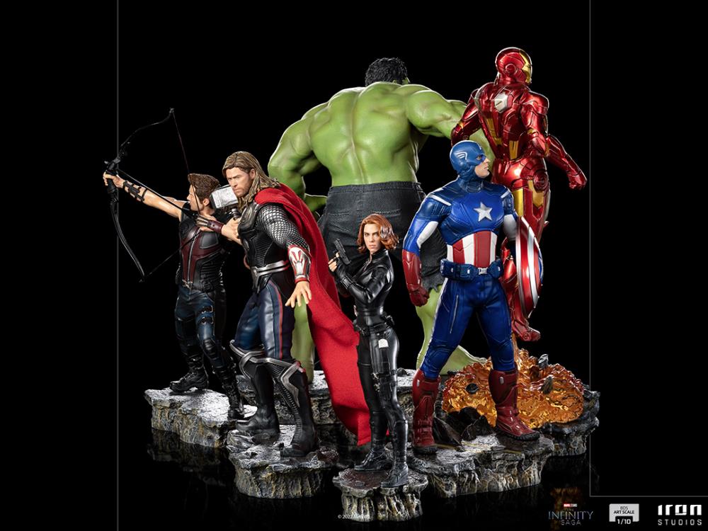 The Infinity Saga Battle Diorama Series Black Widow (Battle of New York) 1/10 Art Scale Limited Edition Statue Gallery Image 8