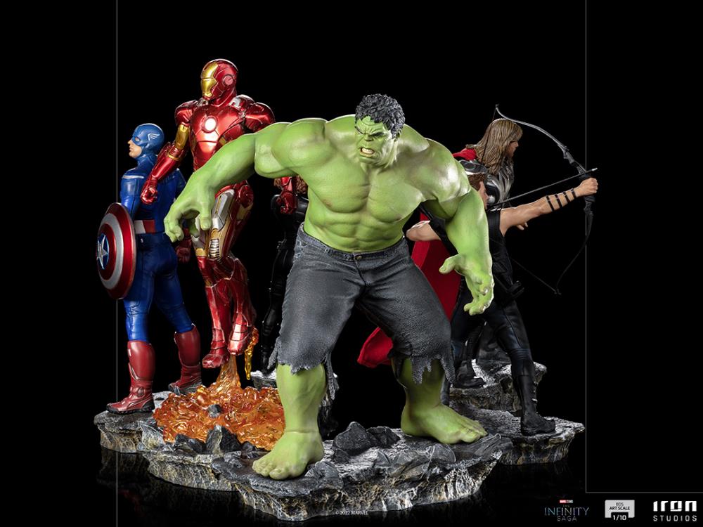 The Infinity Saga Battle Diorama Series Hulk (Battle of New York) 1/10 Art Scale Limited Edition Statue Gallery Image 8