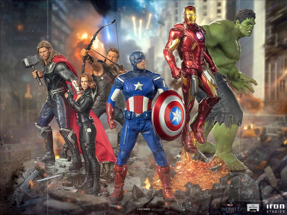 The Infinity Saga Battle Diorama Series Hulk (Battle of New York) 1/10 Art Scale Limited Edition Statue Gallery Image 9