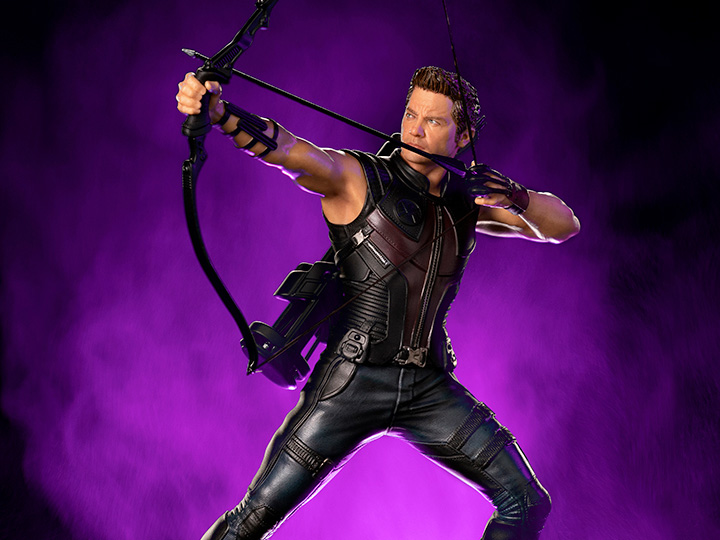 The Infinity Saga Battle Diorama Series Hawkeye (Battle of New York) 1/10 Art Scale Limited Edition Statue Gallery Image 1