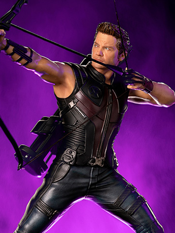 The Infinity Saga Battle Diorama Series Hawkeye (Battle of New York) 1/10 Art Scale Limited Edition Statue Gallery Image 2