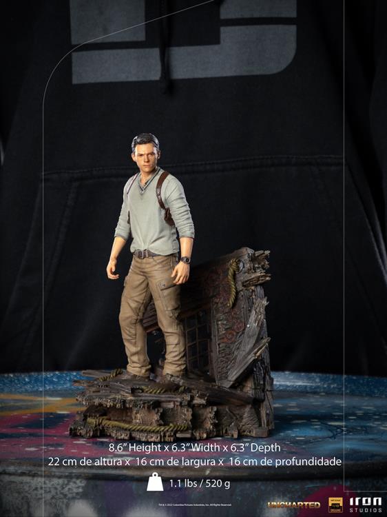 Uncharted Nathan Drake 1/10 Deluxe Art Scale Limited Edition Statue Gallery Image 8