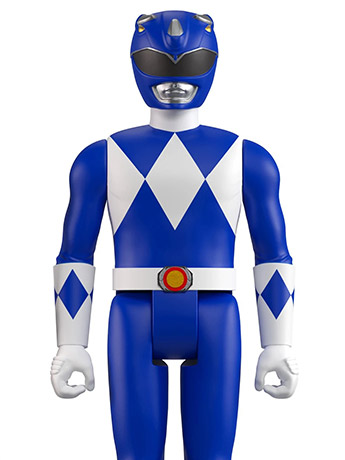 Mighty Morphin Power Rangers ReAction Blue Ranger Figure Gallery Image 2