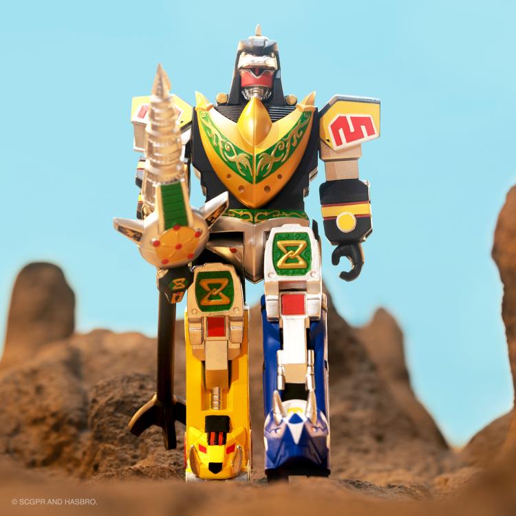 Mighty Morphin Power Rangers ReAction Dragonzord (Battle Mode) Figure Gallery Image 4
