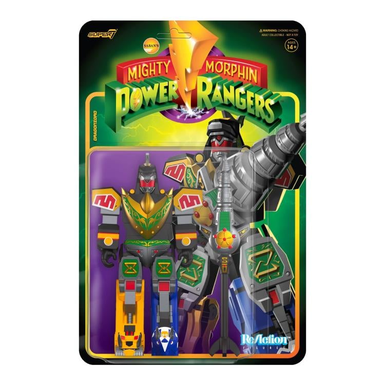 Mighty Morphin Power Rangers ReAction Dragonzord (Battle Mode) Figure Gallery Image 5