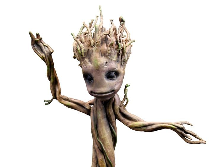 Guardians of the Galaxy Dancing Groot Premium Motion Statue Gallery Image 3