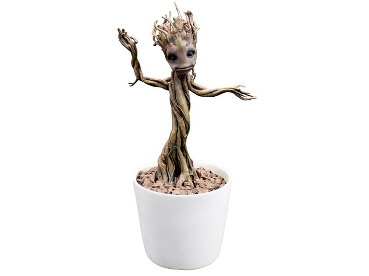 Guardians of the Galaxy Dancing Groot Premium Motion Statue Gallery Image 1