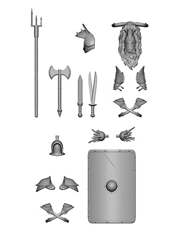 Combatants Quartermasters 1/12 Scale Figure Grey Accessories Set (Ver. C) Gallery Image 2
