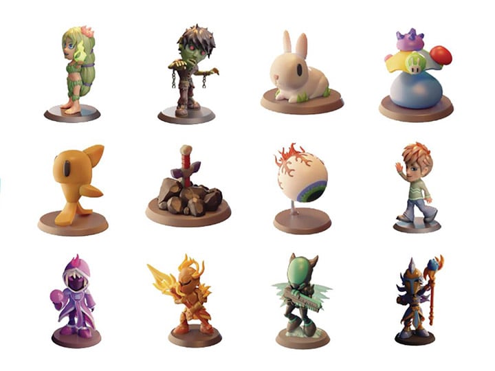 Terraria Mini Figures Collection Box of 12 Random Figures Gallery Image 1