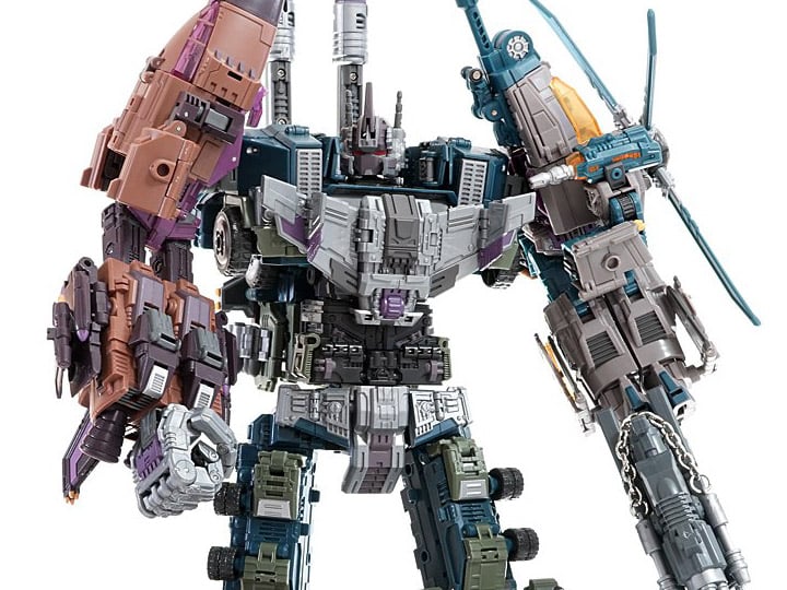 Warbotron WB01 Combiner Set of 5 Figures With The X-Ray & Gun Set