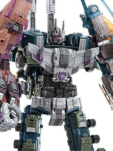 Warbotron WB01 Combiner Set of 5 Figures With The X-Ray & Gun Set