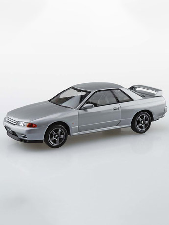 Nissan Skyline GT-R R32 (Spark Silver) 1/32 Scale Model Kit (14-D)