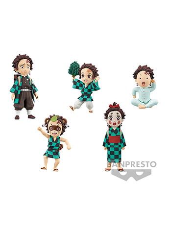 Demon Slayer: Kimetsu no Yaiba World Collectable Figure Tanjiro Kamado Collection Set of 5 Figures Gallery Image 2