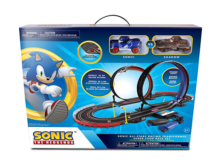 Sonic the Hedgehog Sonic & Sega All-Stars Racing Transformed Sonic vs Shadow Super Loop Race Set Gallery Image 6