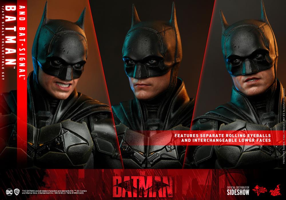 The Batman MMS641 Batman & Bat-Signal 1/6th Scale Collectible Figure Set Gallery Image 17