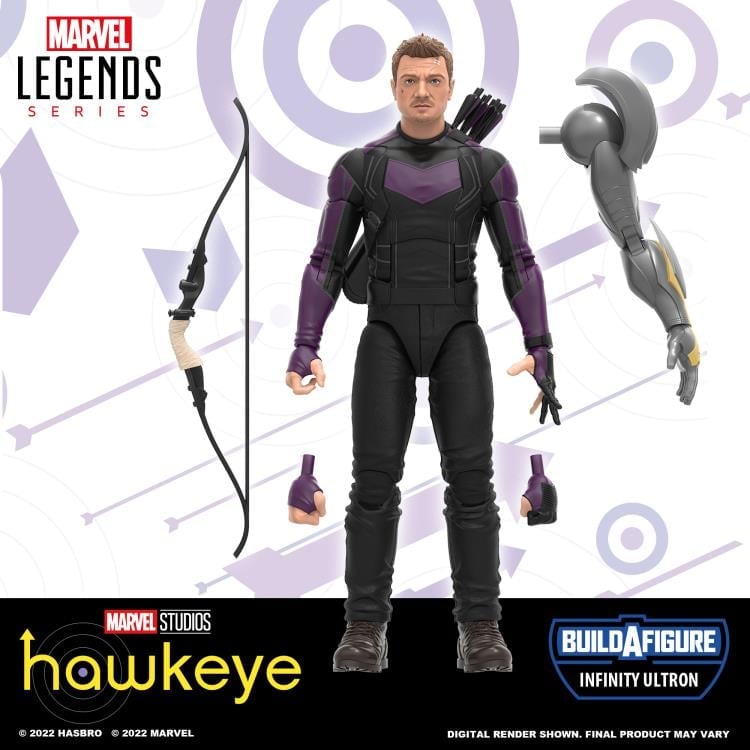 Hawkeye Marvel Legends Hawkeye Action Figure (Infinity Ultron BAF) Gallery Image 8