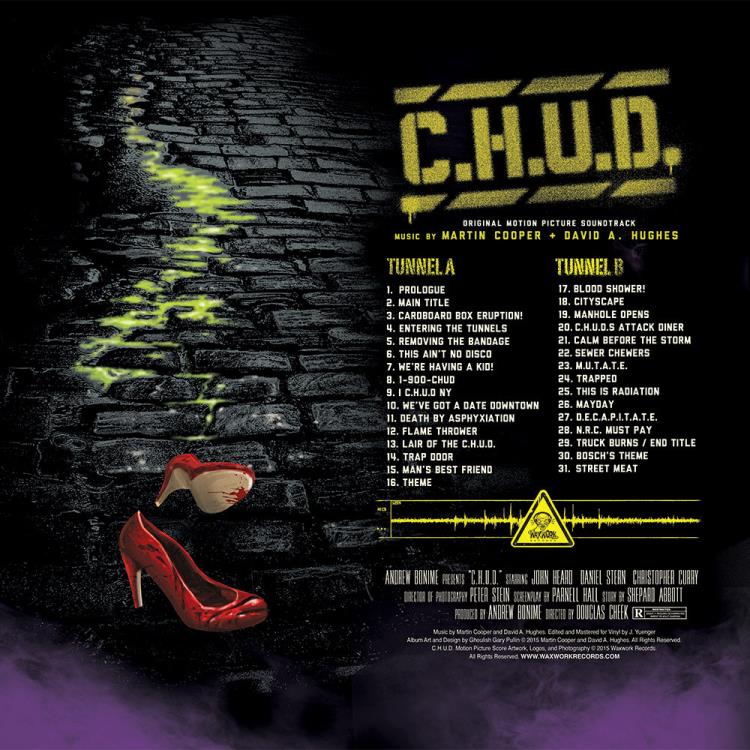 C.H.U.D. Original Motion Picture Soundtrack Vinyl LP Gallery Image 4
