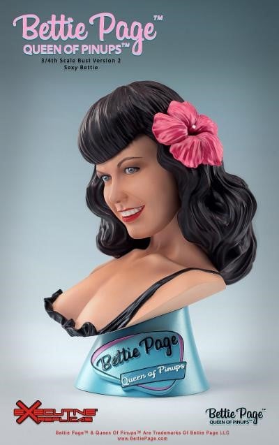 Bettie Page Queen of Pinups (Sexy Bettie Ver.) 3/4 Scale Bust Gallery Image 3