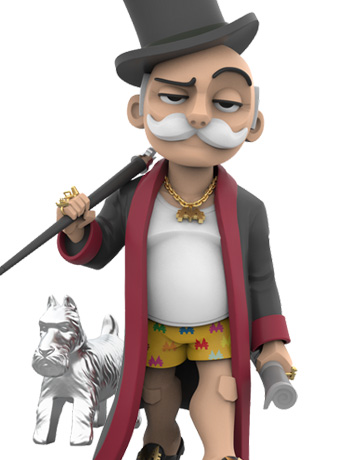 Monopoly Off_Werk Series Mr. Monopoly Limited Edition Figure Gallery Image 2