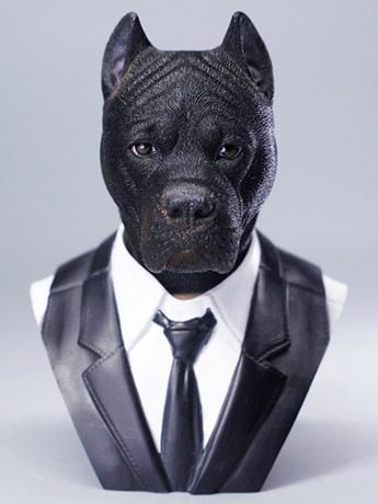 Cane Corso Head (Ver. B) 1/6 Scale Accessory Gallery Image 2