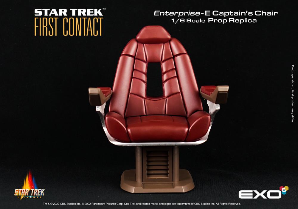 Star Trek: First Contact Enterprise-E Captain’s Chair 1/6 Scale Prop Replica Gallery Image 3