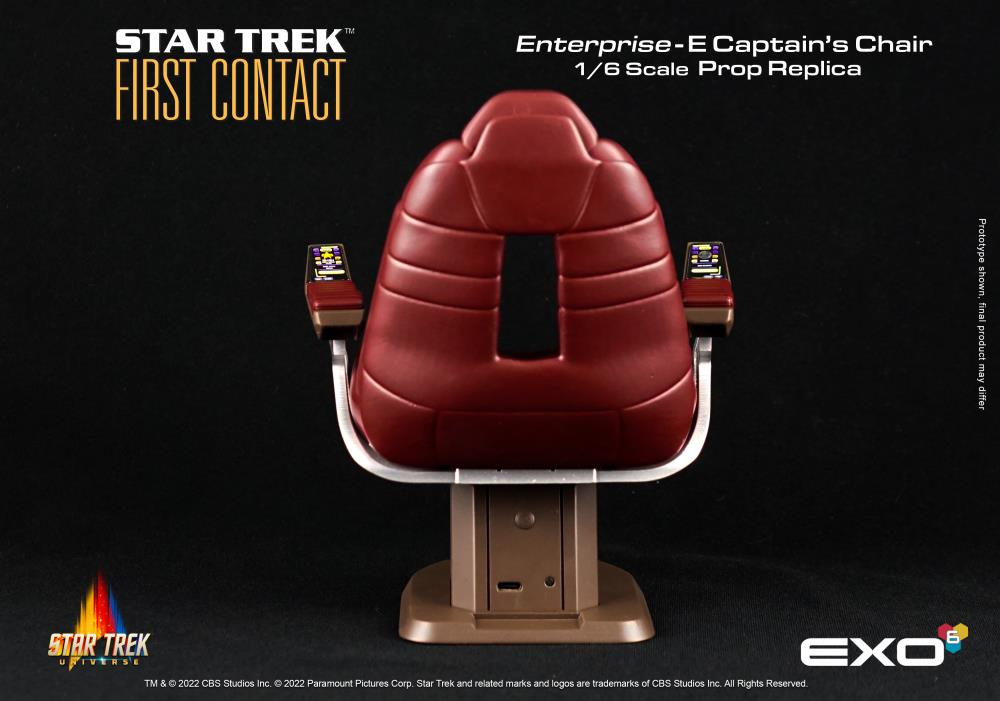 Star Trek: First Contact Enterprise-E Captain’s Chair 1/6 Scale Prop Replica Gallery Image 4