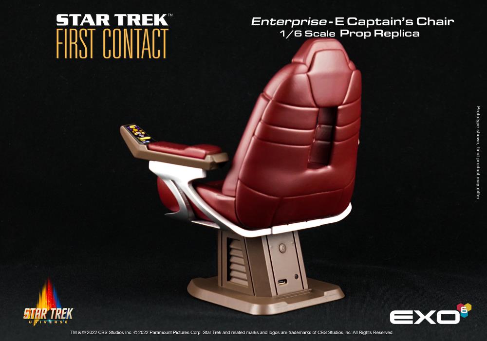 Star Trek: First Contact Enterprise-E Captain’s Chair 1/6 Scale Prop Replica Gallery Image 5