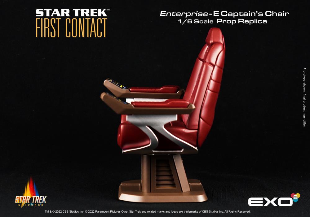 Star Trek: First Contact Enterprise-E Captain’s Chair 1/6 Scale Prop Replica Gallery Image 6