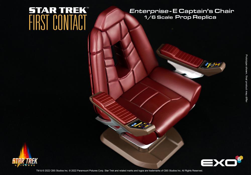 Star Trek: First Contact Enterprise-E Captain’s Chair 1/6 Scale Prop Replica Gallery Image 7